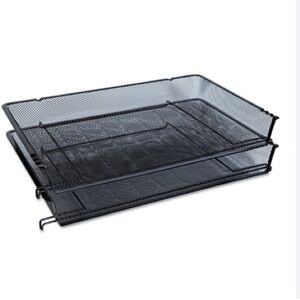Rubbermaid Black Mesh Desk Organizer